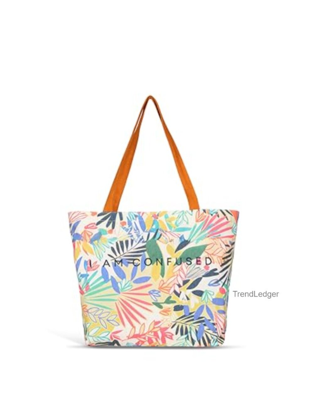 Recycled Poly-Cotton Tote Bag with Zipper and Cotton Lining